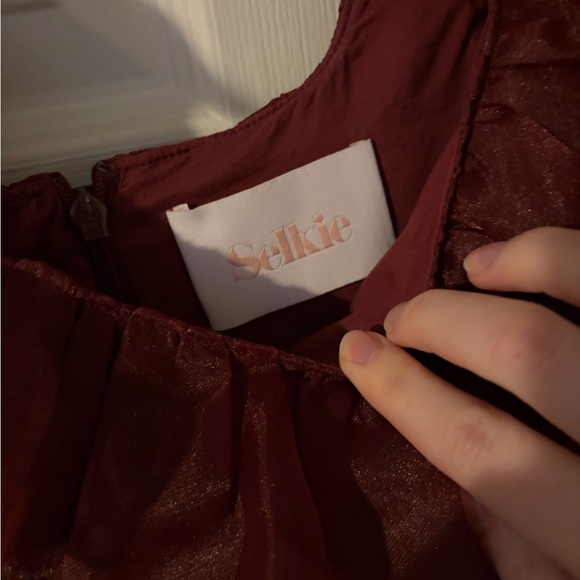 Selkie Bordeaux Mayfair Dress - Picture 3 of 3